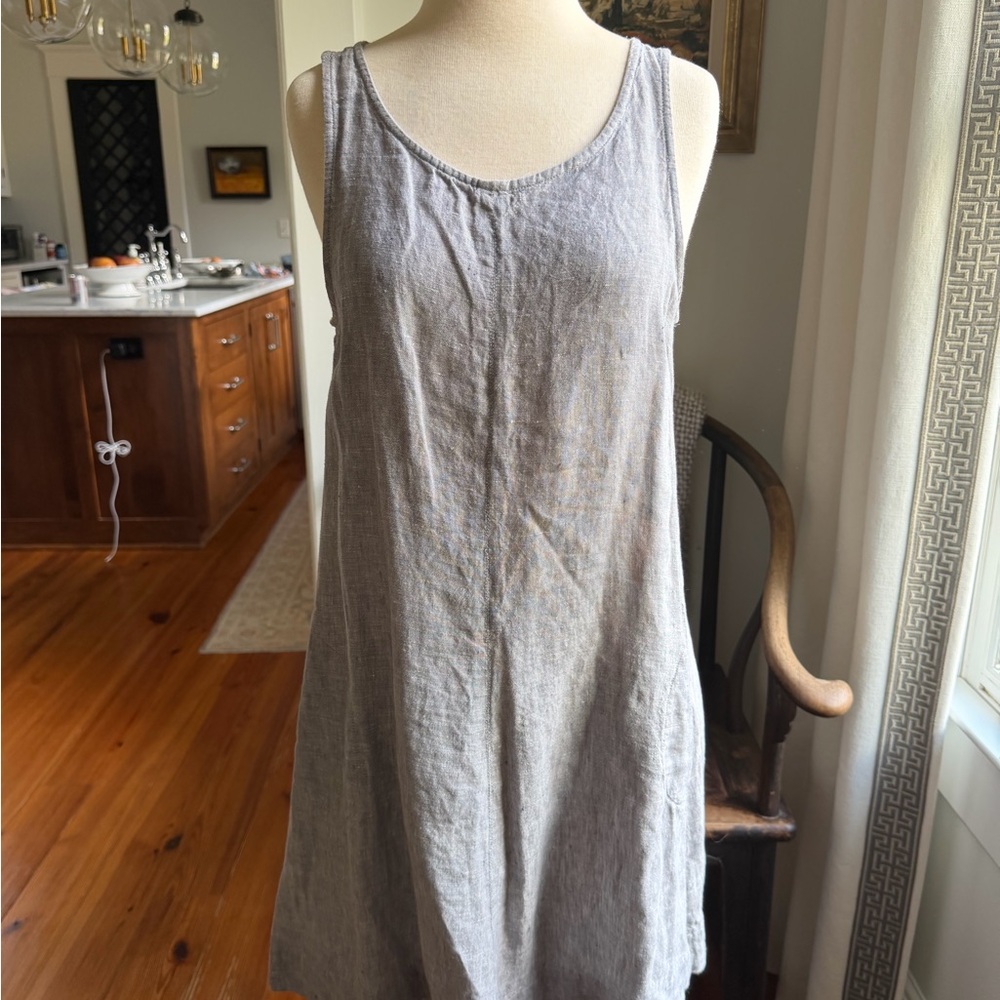 Cynthia Rowley Light Blue/Gray Tank A-line Dress